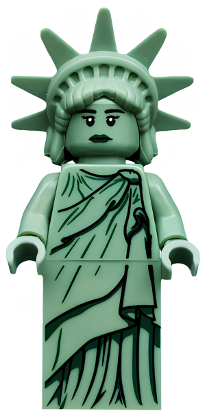 Минифигурка LEGO Lady Liberty, Series 6  col084a U